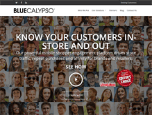 Tablet Screenshot of bluecalypso.com